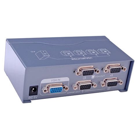 1 to 4 vga distribution box|dtech vga box duplicator.